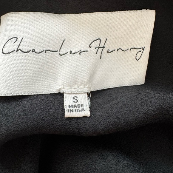 Charles Henry  Black Ruffle Mini Dress - Picture 3 of 6